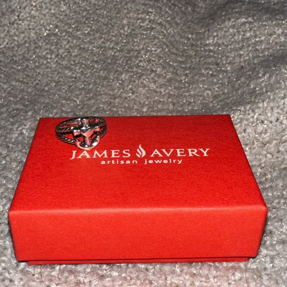 James Avery Faith, Hope, & Love Twisted Rope Ring Retired